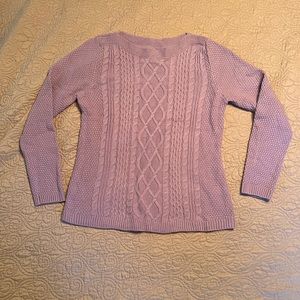 Cable Knit Croft & Barrow Sweater - Size Medium